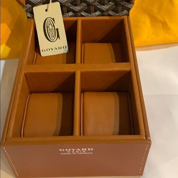Goyard Accessories Goyard Coffret Montres 4 Watch Box Poshmark